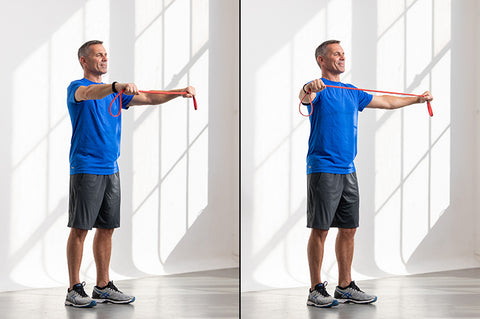 Resistance Band Pull Apart