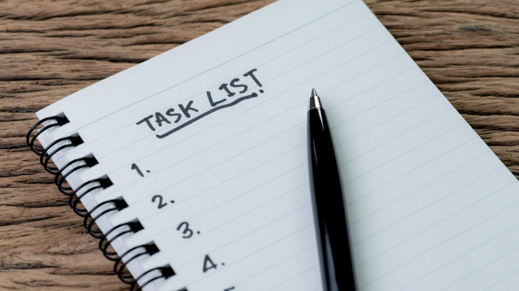 task list template