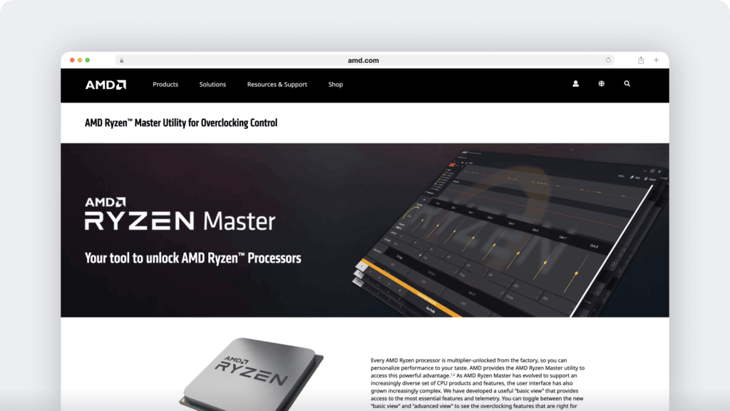 AMD Ryzen Master