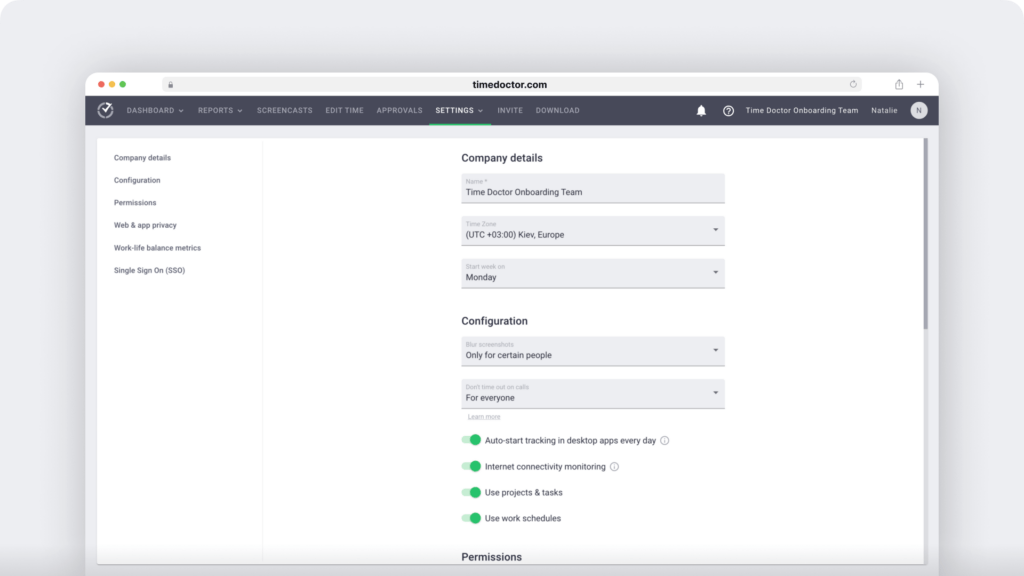 Automated time tracking