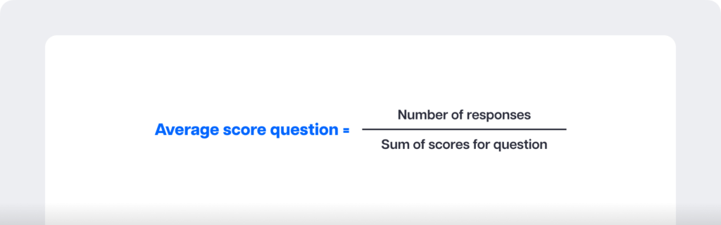 Average score question​