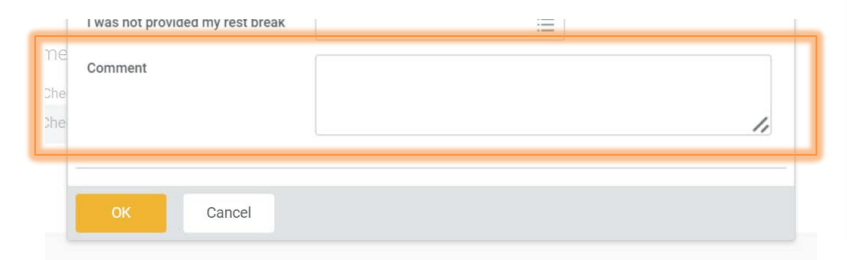 Comment section - Workday