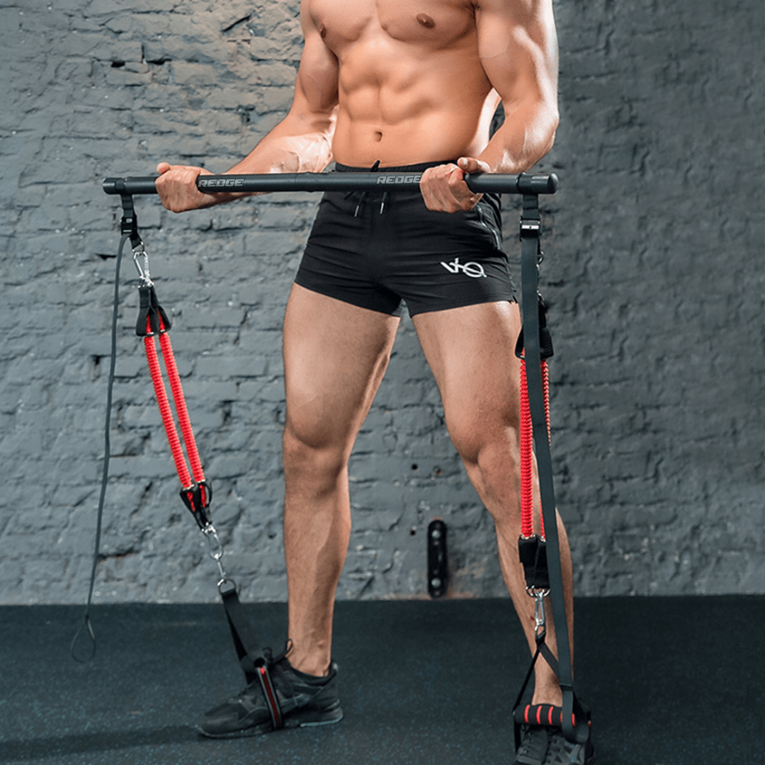 Home gym bicep workout