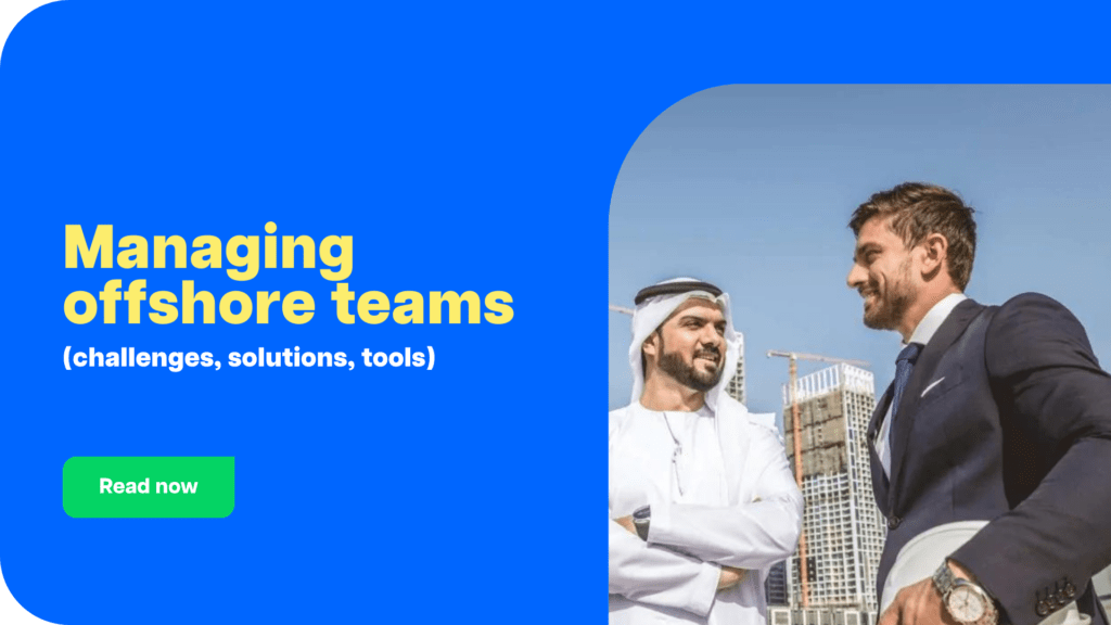 Managing offshore teams