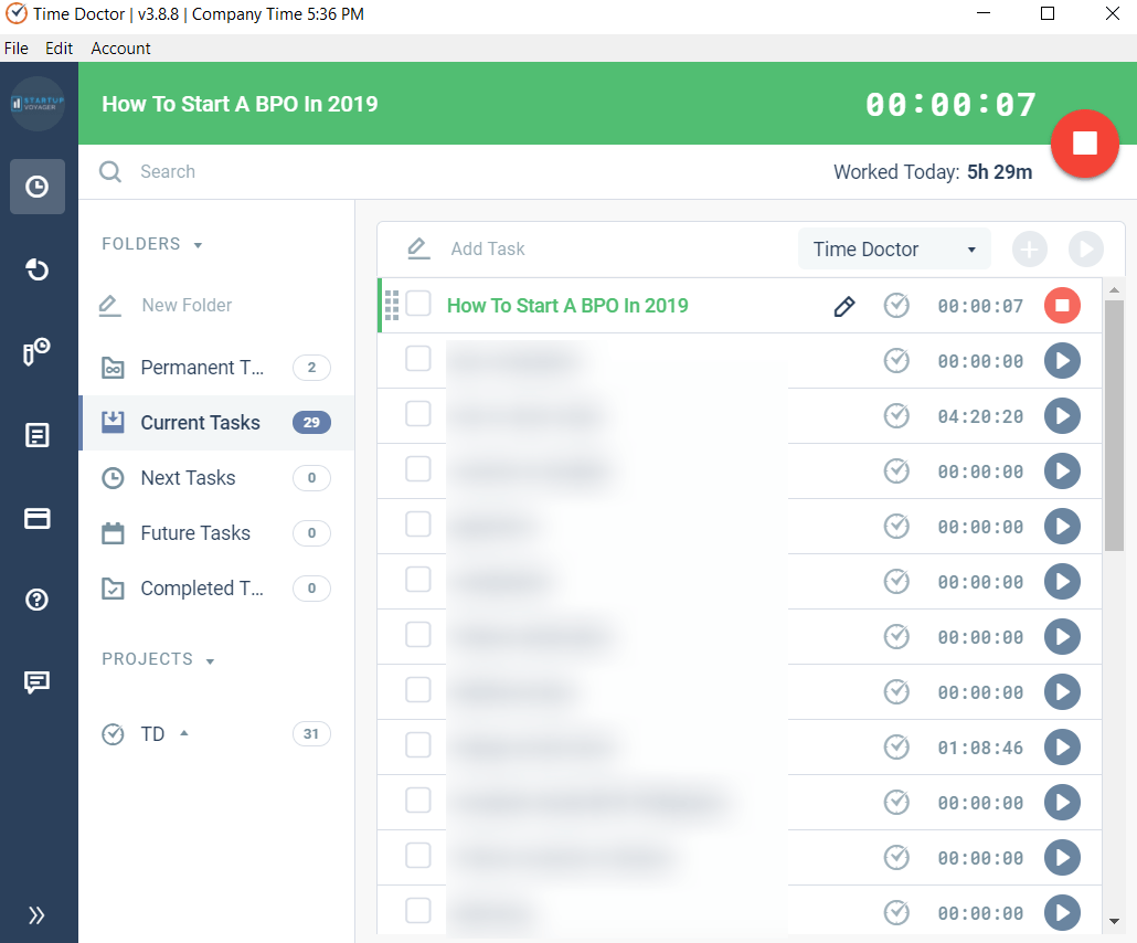 Simple Time Tracking