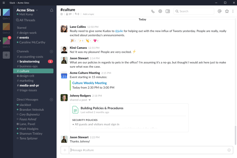 Slack - Messaging Tool