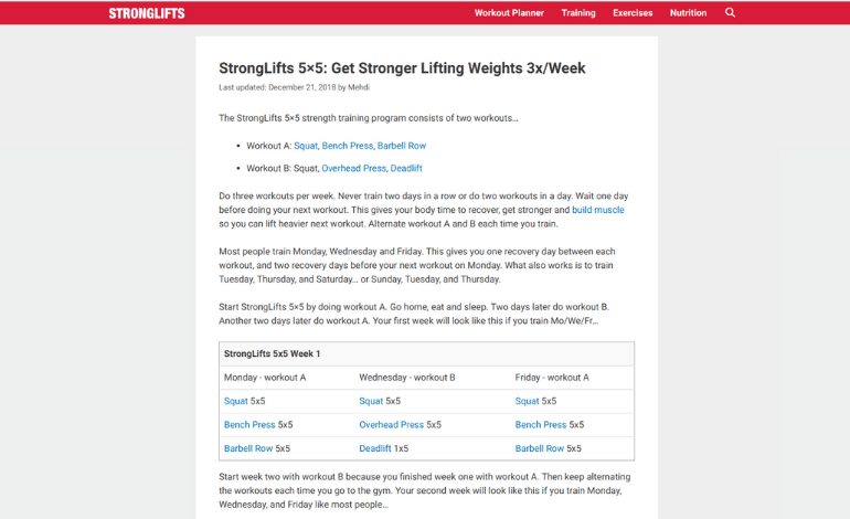 stronglifts 5x5