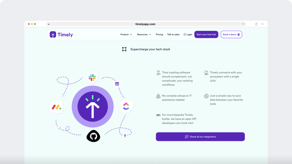 Timely automate time tracking